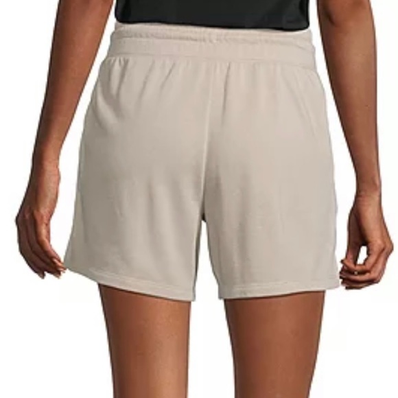 Xersion Women’s Beige High Rise Drawstring Waist Workout Shorts Size XXL - Picture 2 of 7